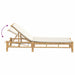 Sezlong cu perne 55x199x30 cm bambus - WALTI WALTI