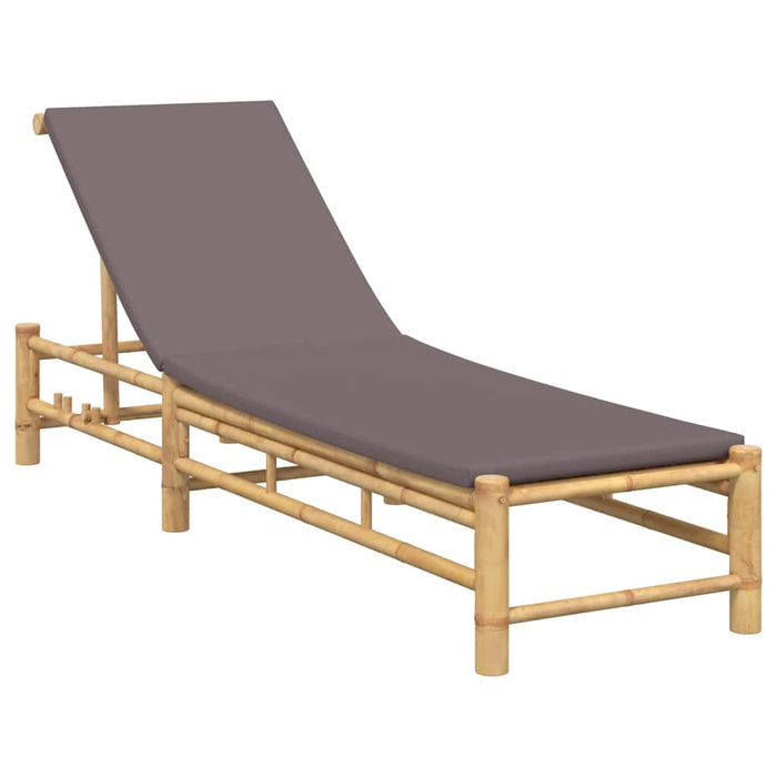 Sezlong cu perne 55x199x30 cm bambus - WALTI WALTI