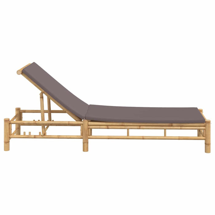 Sezlong cu perne 55x199x30 cm bambus - WALTI WALTI