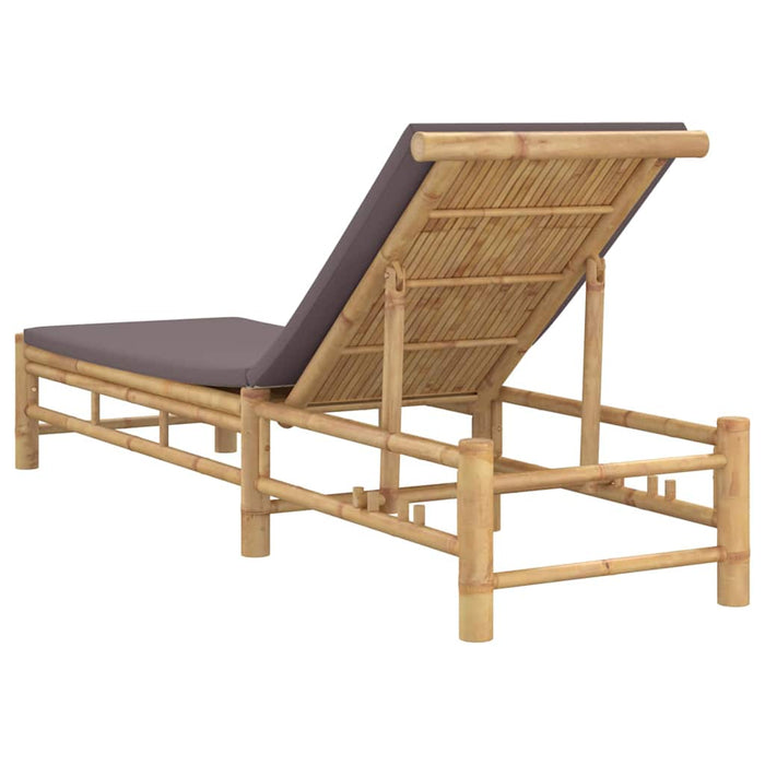 Sezlong cu perne 55x199x30 cm bambus - WALTI WALTI