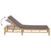 Sezlong cu perne 55x199x30 cm bambus - WALTI WALTI