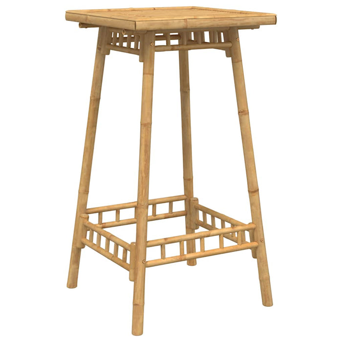 Masă de bar de exterior pătrată 55x55x100 cm bambus - WALTI WALTI