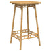 Masă de bar de exterior pătrată 55x55x100 cm bambus - WALTI WALTI