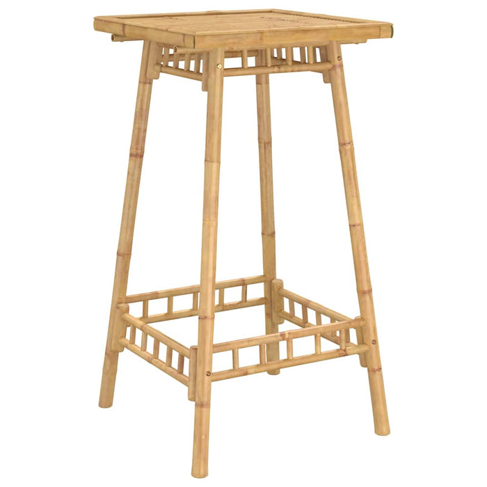 Masă de bar de exterior pătrată 55x55x100 cm bambus - WALTI WALTI