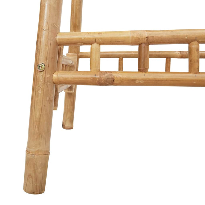 Masă de bar de exterior pătrată 55x55x100 cm bambus - WALTI WALTI