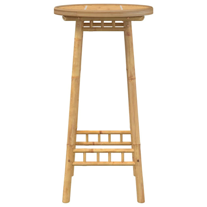 Masă de bar pentru exterior rotundă Ø55x100 cm din bambus - WALTI WALTI