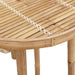 Masă de bar pentru exterior rotundă Ø55x100 cm din bambus - WALTI WALTI