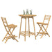 Set bar de exterior 3 piese pliabil din bambus - WALTI WALTI