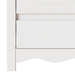 Noptieră vidaXL "DRAMMEN" Alb 45x35x56 cm Lemn Masiv Pin - WALTI WALTI