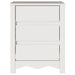 Noptieră vidaXL "DRAMMEN" Alb 45x35x56 cm Lemn Masiv Pin - WALTI WALTI