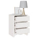 Noptieră vidaXL "DRAMMEN" Alb 45x35x56 cm Lemn Masiv Pin - WALTI WALTI