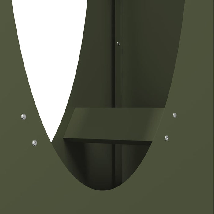 Suport pentru lemne de foc Verde măsline Oțel laminat la rece - WALTI WALTI