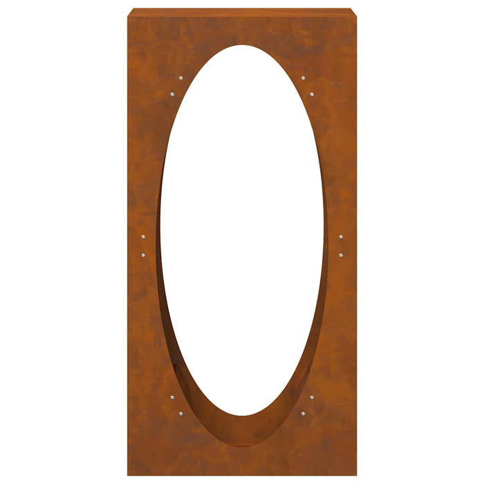 Suport pentru lemne de foc 50x23x100 cm Oțel pentru intemperii - WALTI WALTI