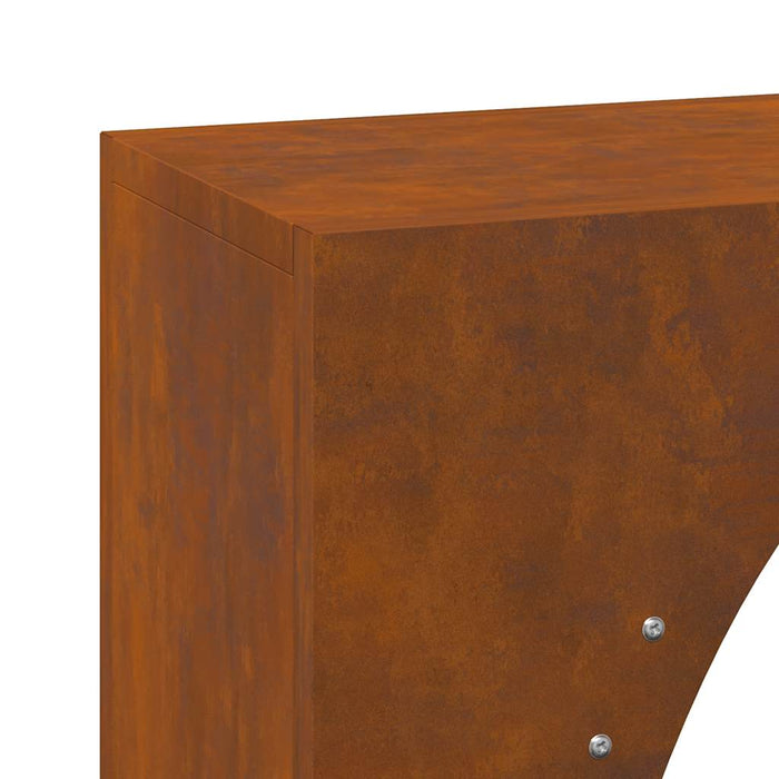 Suport pentru lemne de foc 50x23x100 cm Oțel pentru intemperii - WALTI WALTI