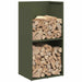 Suport pentru lemne de foc Verde măsline Oțel laminat la rece - WALTI WALTI