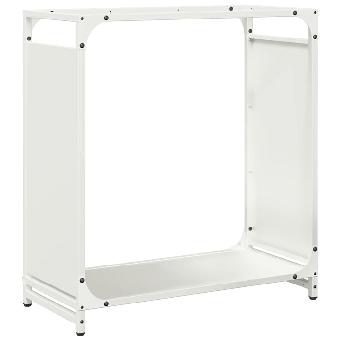 Suport pentru lemne de foc alb 60x28x65 cm Oțel laminat la rece - WALTI WALTI