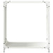 Suport pentru lemne de foc alb 60x28x65 cm Oțel laminat la rece - WALTI WALTI