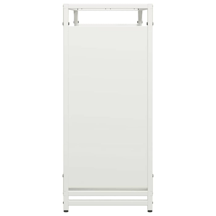 Suport pentru lemne de foc alb 90x28x65 cm Oțel laminat la rece - WALTI WALTI