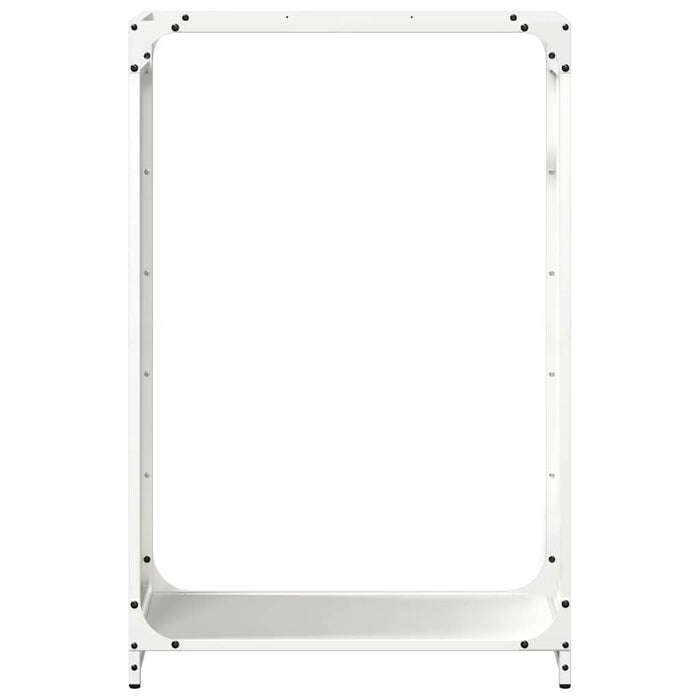 Suport pentru lemne de foc alb 60x28x90 cm Oțel laminat la rece - WALTI WALTI