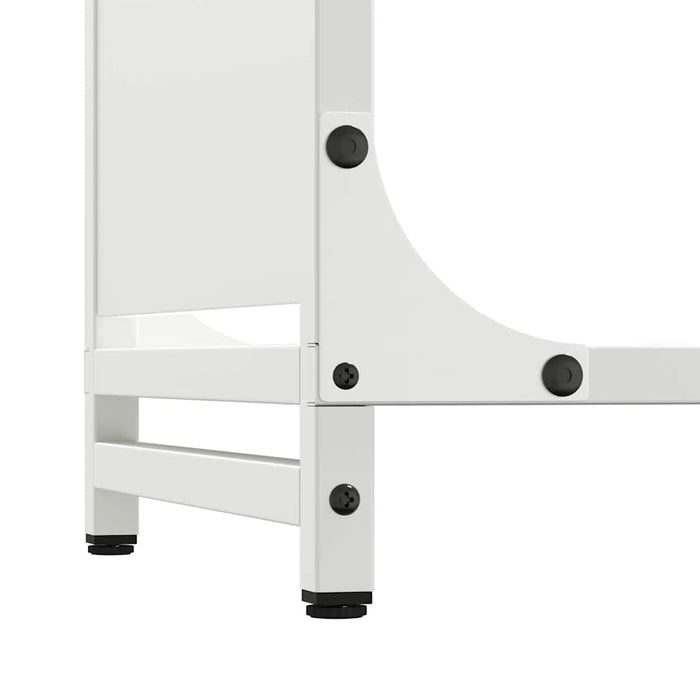 Suport pentru lemne de foc alb 60x28x90 cm Oțel laminat la rece - WALTI WALTI