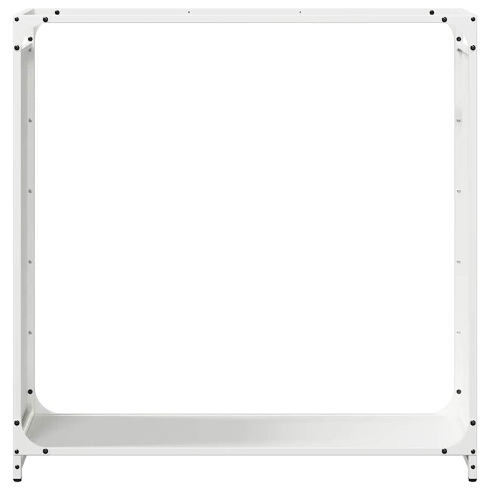Suport pentru lemne de foc alb 90x28x90 cm Oțel laminat la rece - WALTI WALTI