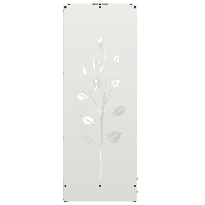 Suport pentru lemne de foc alb 40x30x80 cm Oțel laminat la rece - WALTI WALTI