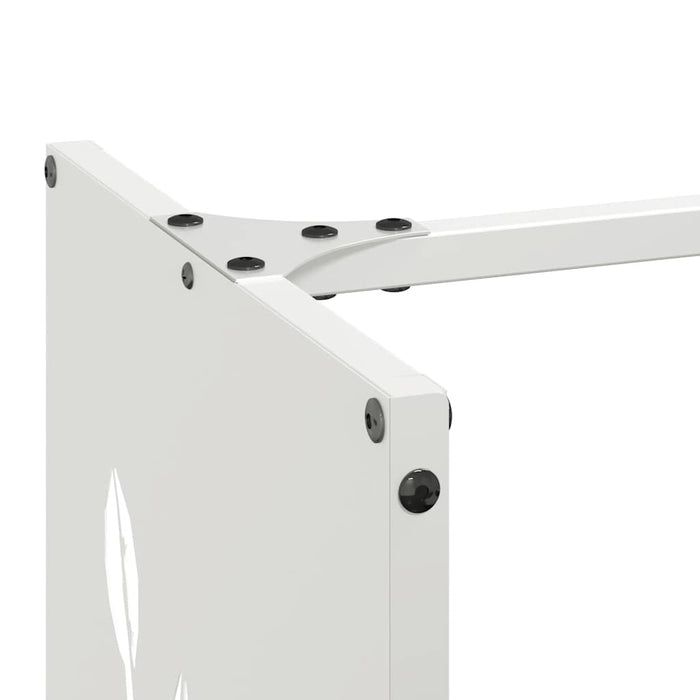 Suport pentru lemne de foc alb 40x30x80 cm Oțel laminat la rece - WALTI WALTI
