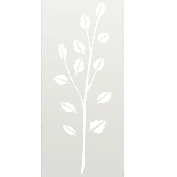 Suport pentru lemne de foc alb 40x30x80 cm Oțel laminat la rece - WALTI WALTI