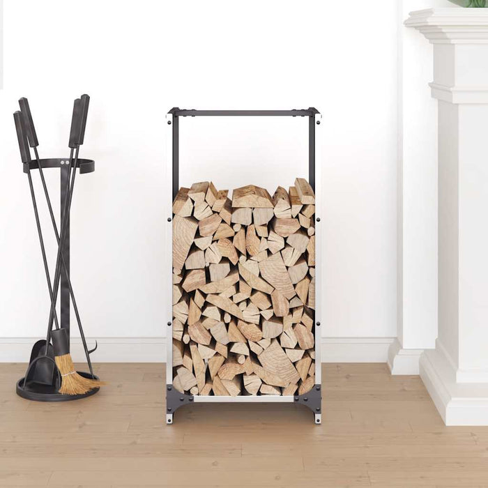 Suport pentru lemne de foc 40x30x80 cm oțel inoxidabil - WALTI WALTI