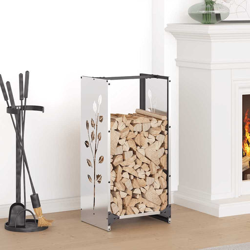 Suport pentru lemne de foc 40x30x80 cm oțel inoxidabil - WALTI WALTI