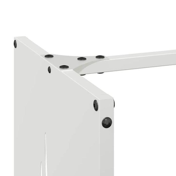 Suport pentru lemne de foc alb 40x30x80 cm Oțel laminat la rece - WALTI WALTI