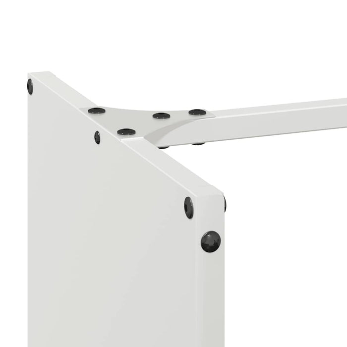 Suport pentru lemne de foc alb 40x30x80 cm Oțel laminat la rece - WALTI WALTI