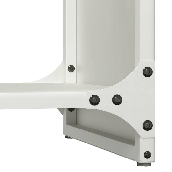 Suport pentru lemne de foc alb 40x30x80 cm Oțel laminat la rece - WALTI WALTI