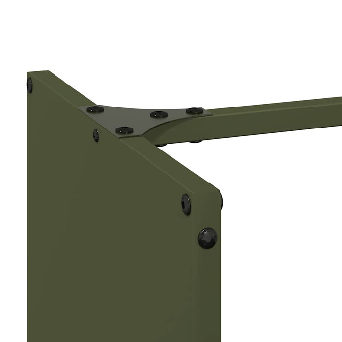 Suport pentru lemne de foc Verde măsline Oțel laminat la rece - WALTI WALTI