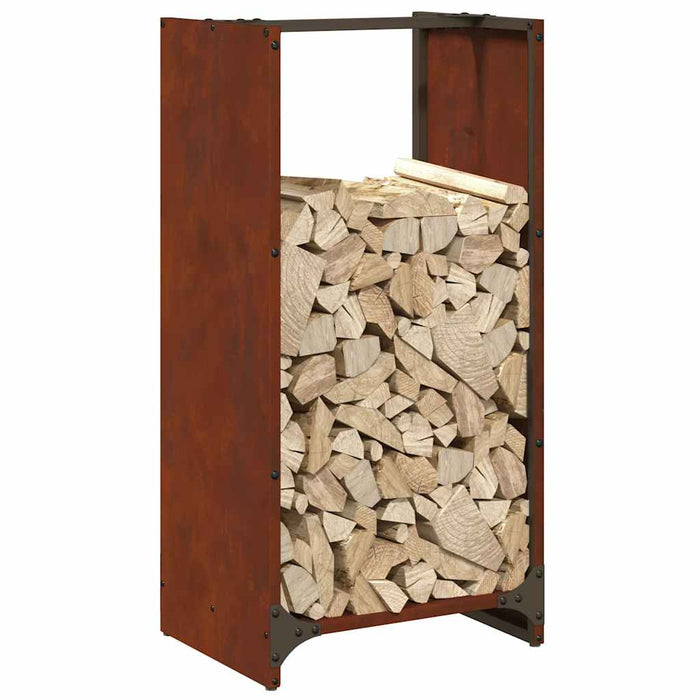 Suport pentru lemne de foc 40x30x80 cm Oțel pentru intemperii - WALTI WALTI