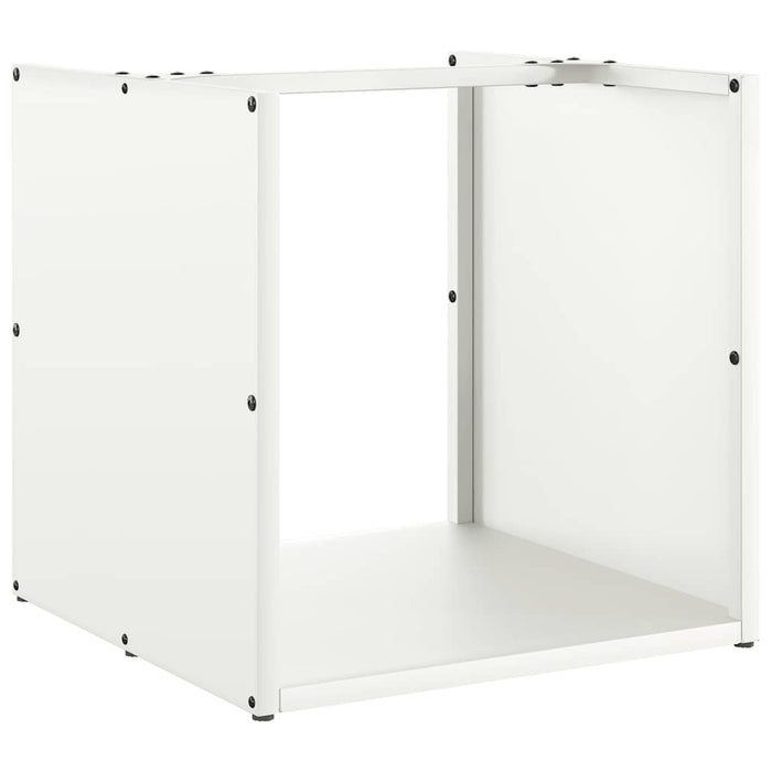 Suport pentru lemne de foc alb 40x40x40 cm Oțel laminat la rece - WALTI WALTI
