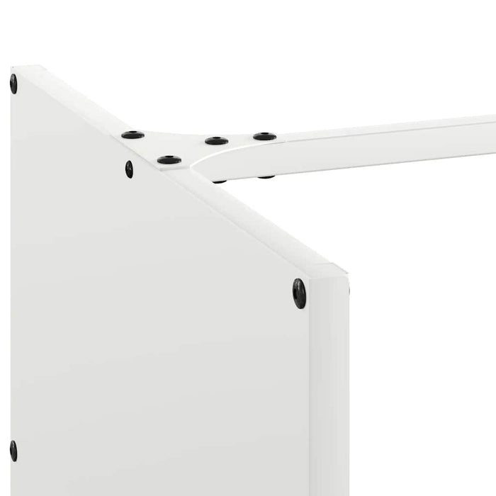 Suport pentru lemne de foc alb 40x40x40 cm Oțel laminat la rece - WALTI WALTI