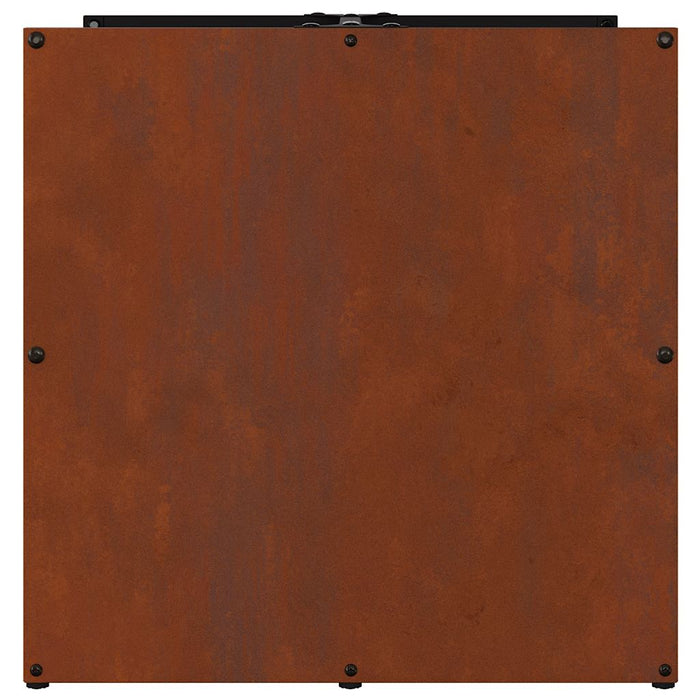 Suport pentru lemne de foc 40x40x40 cm Oțel pentru intemperii - WALTI WALTI