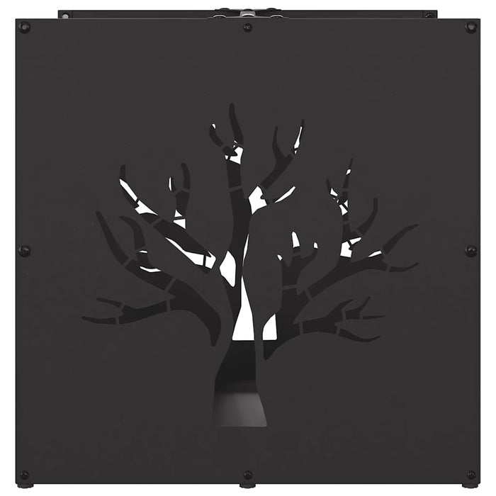 Suport pentru lemne de foc negru Oțel laminat la rece - WALTI WALTI