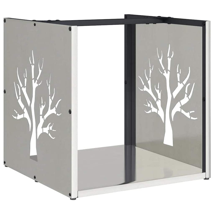 Suport pentru lemne de foc 40x40x40 cm oțel inoxidabil - WALTI WALTI