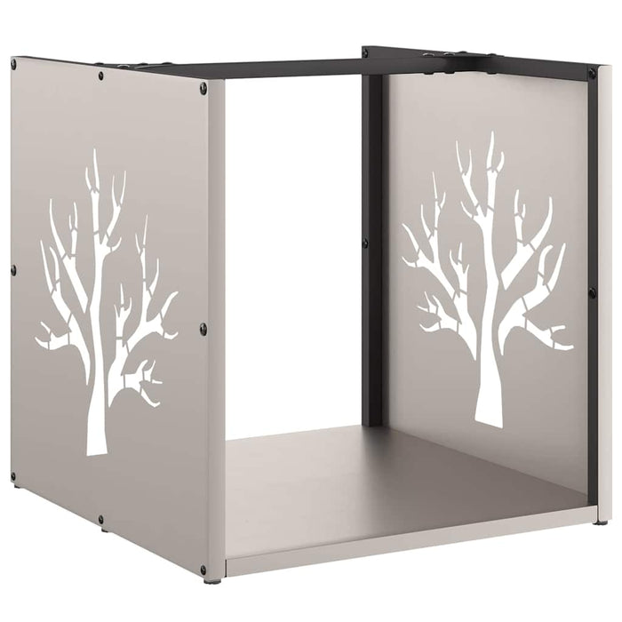 Suport pentru lemne de foc 40x40x40 cm Oțel pentru intemperii - WALTI WALTI