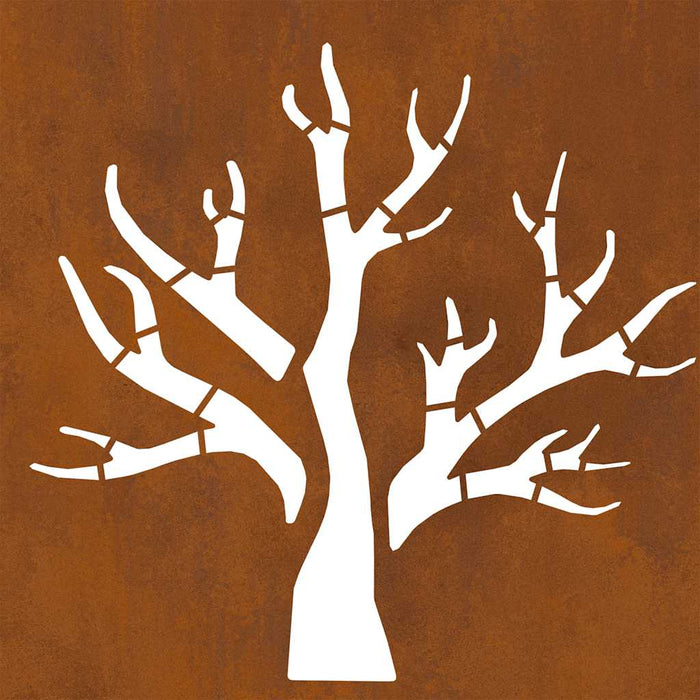 Suport pentru lemne de foc 40x40x40 cm Oțel pentru intemperii - WALTI WALTI