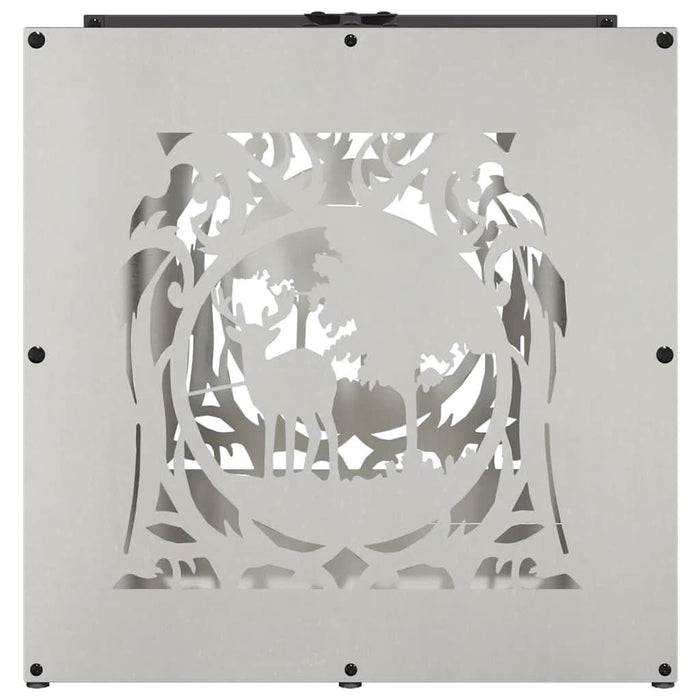 Suport pentru lemne de foc 40x40x40 cm oțel inoxidabil - WALTI WALTI