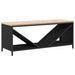 Suport pentru lemne de foc cu blat lemn negru 100,5x35,5x40 cm - WALTI WALTI