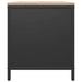Suport pentru lemne de foc cu blat lemn negru 100,5x35,5x40 cm - WALTI WALTI