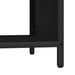 Suport pentru lemne de foc cu blat lemn negru 100,5x35,5x40 cm - WALTI WALTI