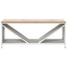 Suport pentru lemne de foc cu blat lemn alb 100,5x35,5x40 cm - WALTI WALTI