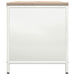 Suport pentru lemne de foc cu blat lemn alb 100,5x35,5x40 cm - WALTI WALTI