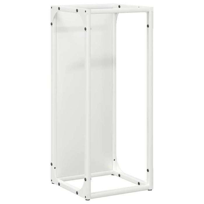 Suport pentru lemne de foc alb 25x25x60 cm Oțel laminat la rece - WALTI WALTI