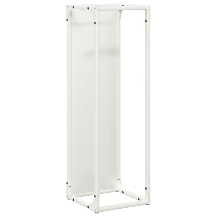 Suport pentru lemne de foc alb 25x25x80 cm Oțel laminat la rece - WALTI WALTI